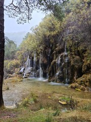 Nacimiento del río Cuervo en Cuenca. 