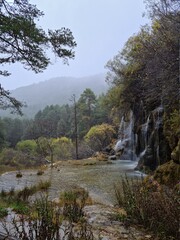 Nacimiento del río Cuervo en Cuenca. 