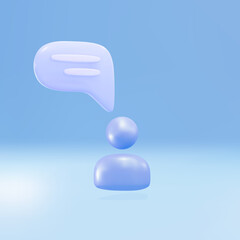 Corporate business communication in messages. Vector illustration.