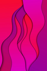 Abstract wave pattern background. Curve color lines.