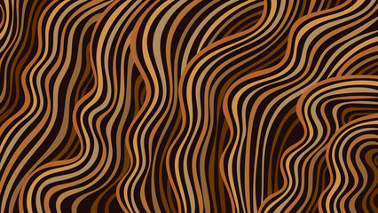 Abstract background with stripes. Hand drawn vector illustration. Flat color design.