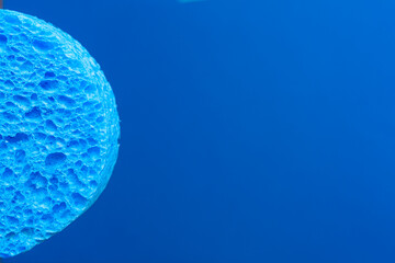A blue sponge