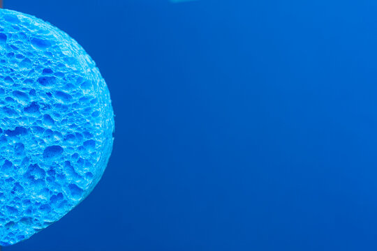 A blue sponge