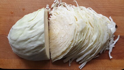Shredded cabbage