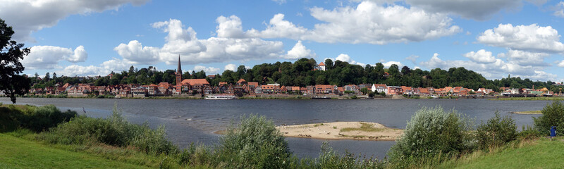 Fototapeta na wymiar Lauenburg an der Elbe