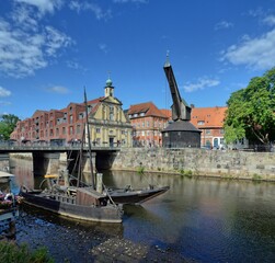 Obraz premium Alter Hafen in Lüneburg