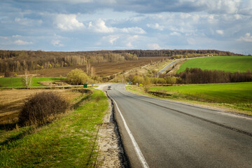 landscape with road