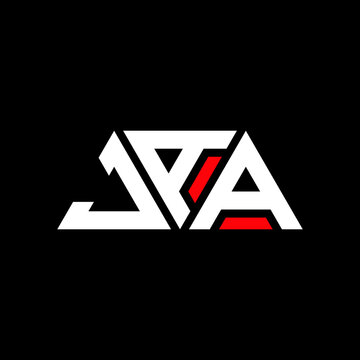 JAA triangle letter logo design with triangle shape. JAA triangle logo design monogJAm. JAA triangle vector logo template with red color. JAA triangular logo Simple, Elegant, and Luxurious Logo...