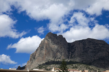 Wonderful view of the Puig Campana Mountain