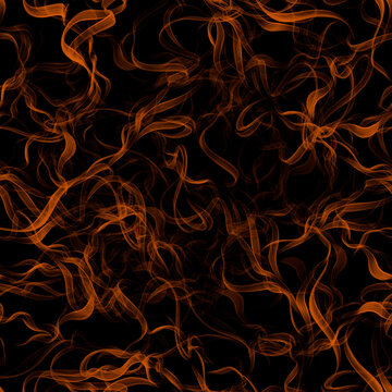 Abstract smoke background, seamless fire texture. Perfect for textile, wallpapers, wrapping paper