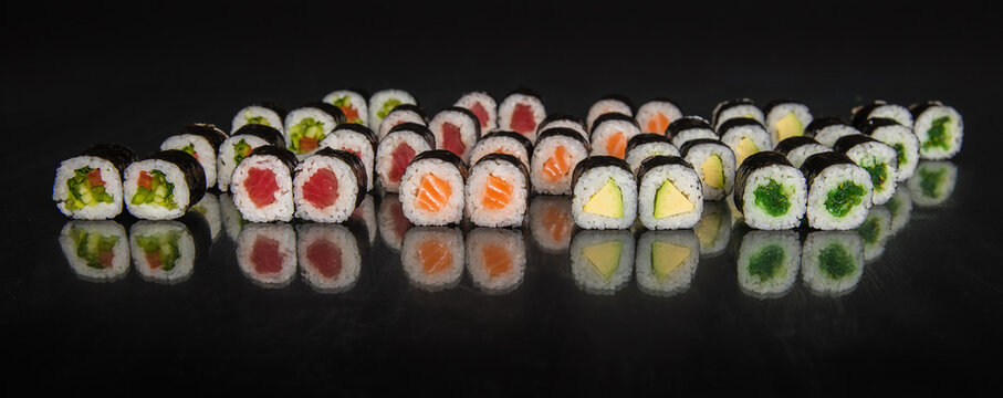 Sushi Roll on table