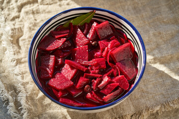 Beet kvass - fermented beetroot