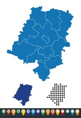 Set maps of Opole Voivodeship