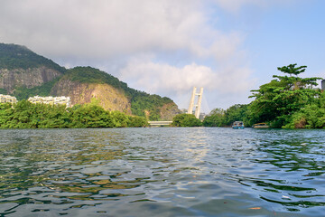 Fototapeta na wymiar Vista da Ilha da Gigóia no Rio de Janeiro