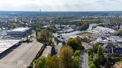 Lingen Ems - Ems Kanal - Drohne Luftaufnahme