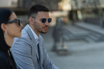 Fototapeta premium Business man is not happy with the offer