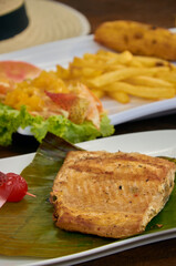 salmon dish