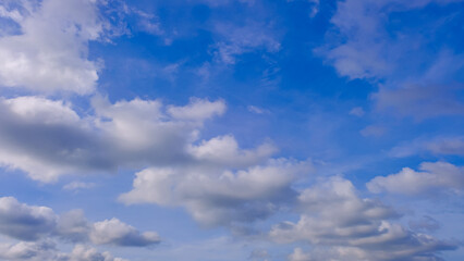 Beutyful blue sky with white cloud