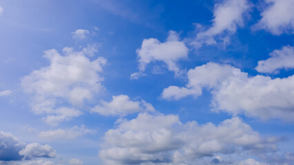 Beutyful blue sky with white cloud