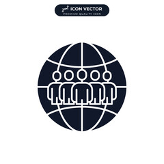social responsibility icon symbol template for graphic and web design collection logo vector illustration