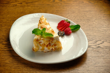 Layer cake with Napoleon cream