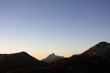 Sunrise In THe Mountains