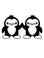 Obraz premium Team Pinguin Freunde 