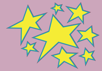 Simple background with some stars pattern