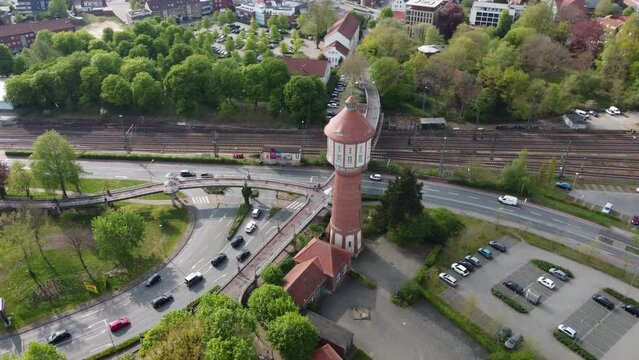 Wasserturm Lingen Emsland Luftaufnahme Drohne Stadt