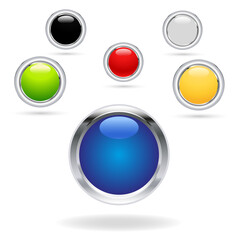 colored button icon