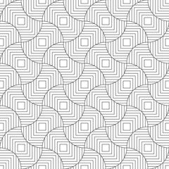 Vector seamless texture. Modern geometric background. Mesh with squares.