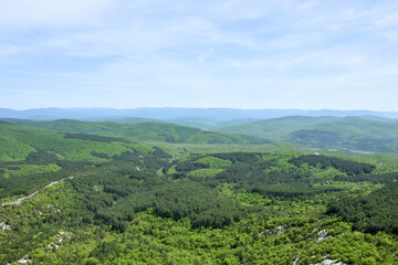 Crimea rocks at the Bakhchisarai region
