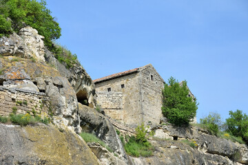 Fototapeta na wymiar Cave town Chufut-Kale at Bakhchisarai, Crimea
