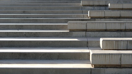 sunny stone steps composition as background