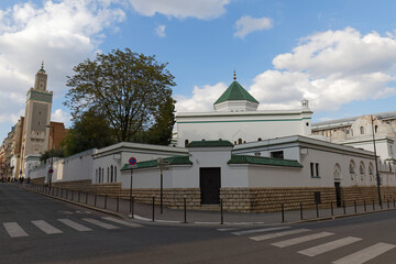 Great Mosque of Paris - Muslim temple in France. It was founded in 1926 as a token of gratitude to...