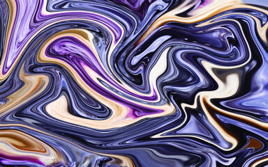Luxury liquid marble texture purple acrylic vector background pattern