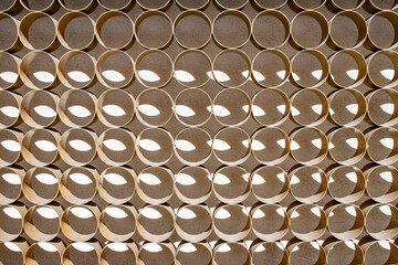 Circle Framing on the Exterior of a Building in Palm Springs, California, USA
