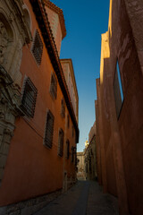 Streets of the city of Cuenca. World Heritage Site. Spain.