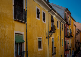 Fototapeta na wymiar Streets of the city of Cuenca. World Heritage Site. Spain.