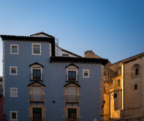 Fototapeta na wymiar Streets of the city of Cuenca, a world heritage city. Spain.