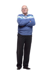 in full growth. confident older man in casual clothes © ASDF