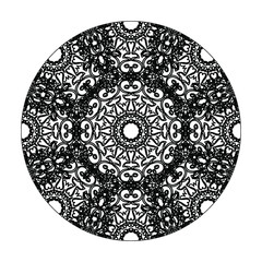 Hand drawn mandala. decoration in ethnic oriental  doodle ornament.
