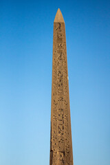 Ovelisco in the courtyards of Karnak, Luxor, Egypt