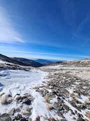 Vistas de Sierra Nevada ascendiendo al Mulhacén 
