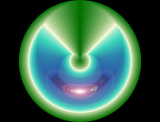 Composizione d'arte digitale. Apparimentismo astratto