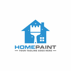 Home painting logo design vector