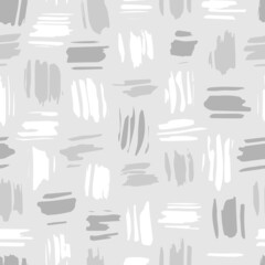 Vector seamless pattern with paint brush texture. Design for textile, wallpaper, wrapping paper, stationery.