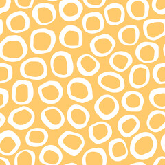 Vector seamless abstract pattern, modern shapes. Simple design for textile, wallpaper, wrapping paper.