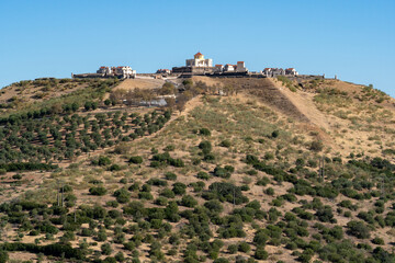 Forte de Nossa Senhora da Graça in the city of Elvas (World Heritage Site by UNESCO). Alentejo region, Portugal.
