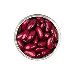 Red Kidney Beans Isolated
